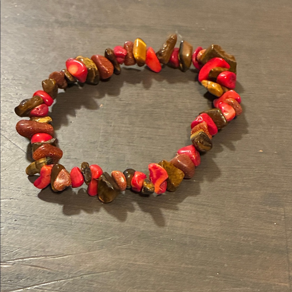 Natural Stone Beaded Bracelet